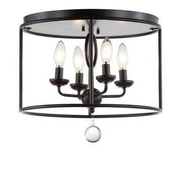 Alma 16" Metal LED Flush Mount - JONATHAN Y